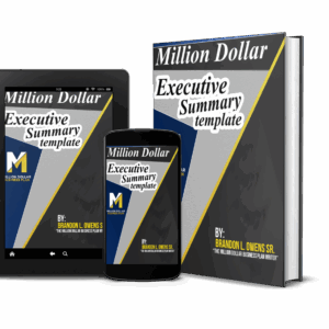 Million Dollar Executive Summary Template