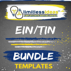 EIN/TIN Basics Bundle Templates