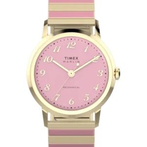 Marlin® Hand-Wound 34mm Stainless Steel Expansion Band Watch