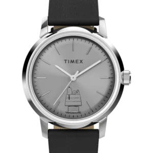 Timex x Peanuts® Marlin® Automatic 75th Anniversary Edition 40mm Leather Strap Watch